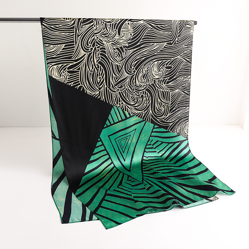 Shawl Wrap Winter - 2025 Lüks marka 100% Gerçek ipek