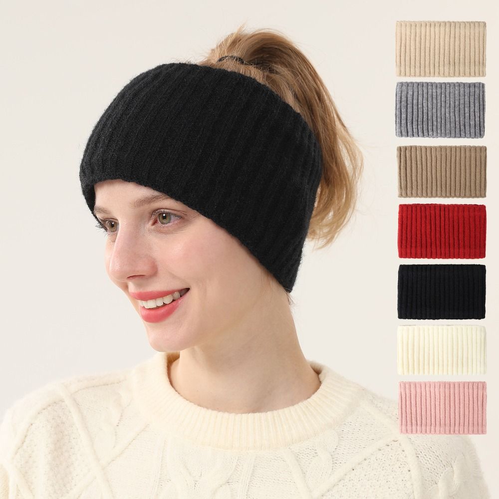 Winter Headband Fleece - Sevimli Kulak Isıtıcı Örgü Saç Bandı