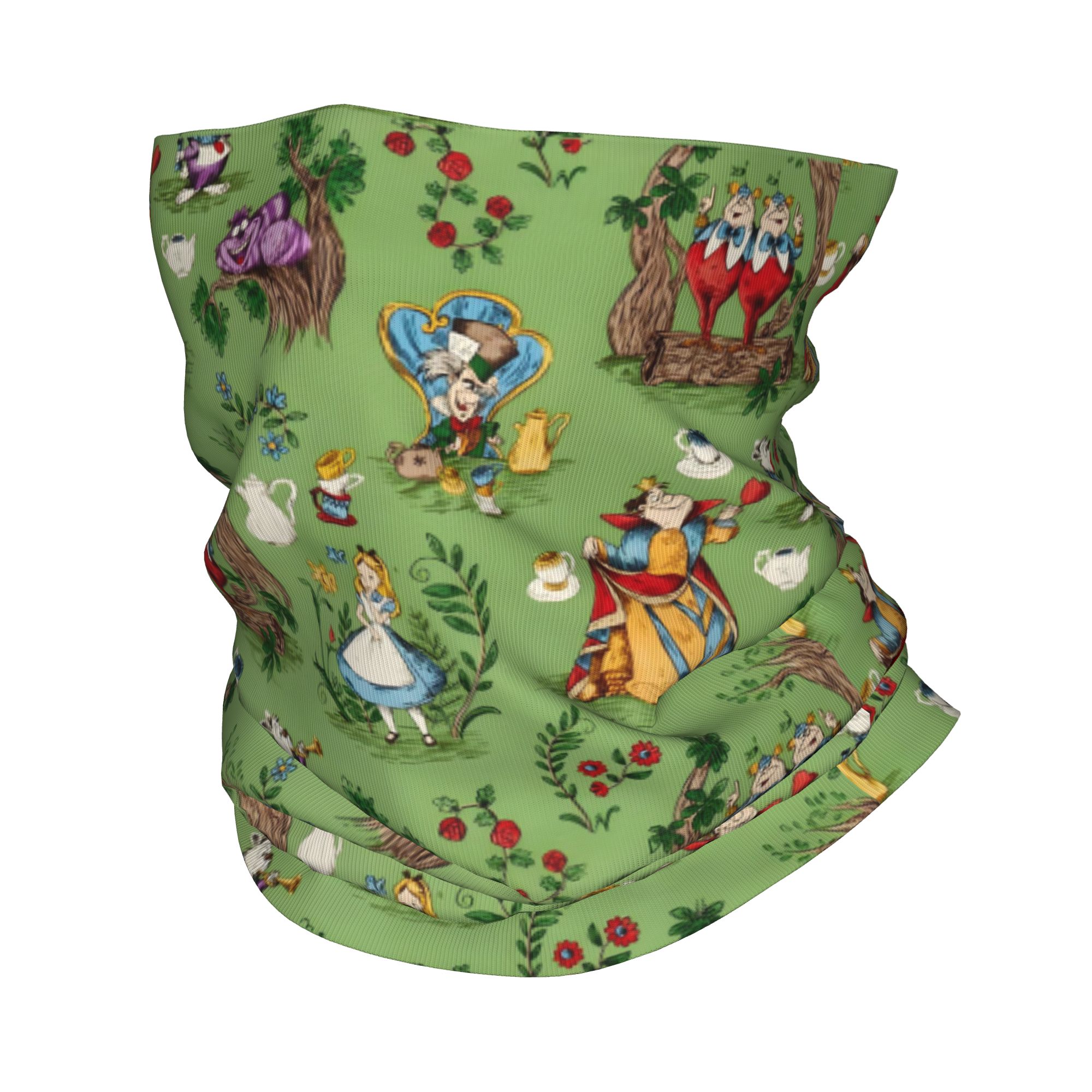 Neck Gaiter Fleece - Özel A-Alice in W-Wonderland Bandana Boyun