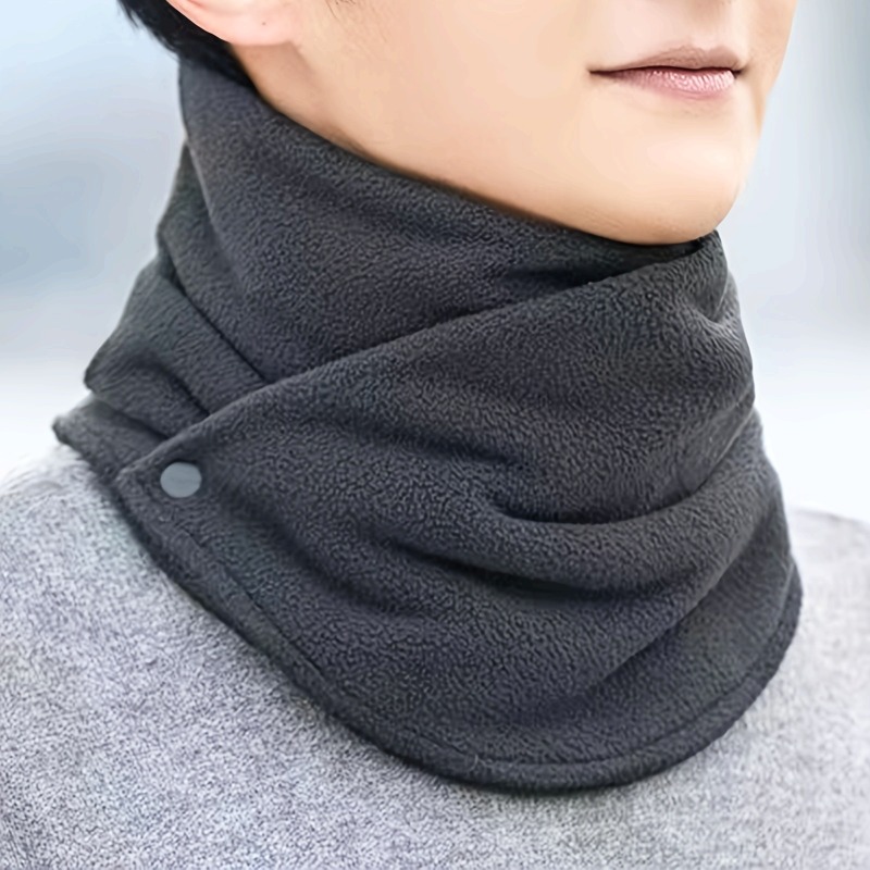 Neck Gaiter Fleece - 1 adet kış kalınlaştırılmış polar astarlı