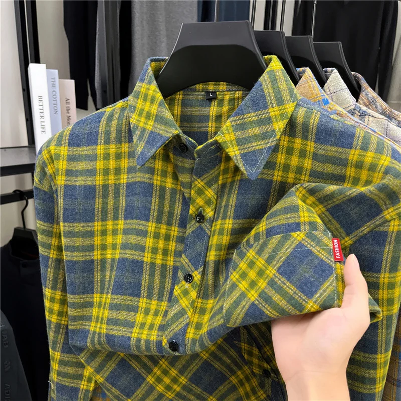 Erkek Uzun Retro Ekose Flanel  - Flannel Shirt Lined incelemesi ve fiyatı