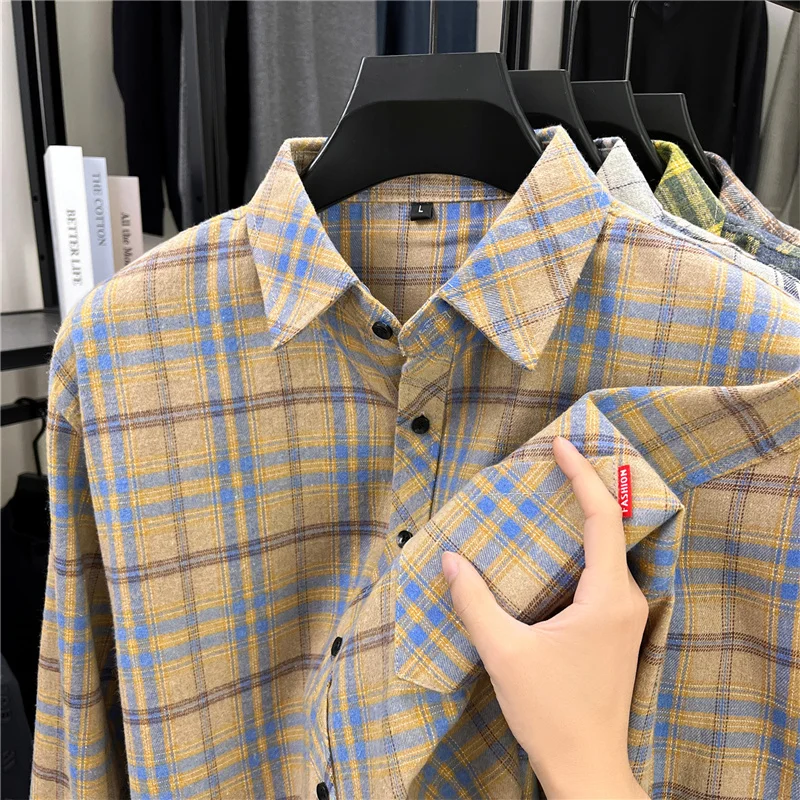 Erkek Uzun Retro Ekose Flanel  - Flannel Shirt Lined incelemesi ve fiyatı