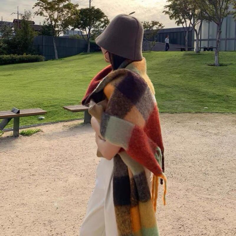 YENI Lüks Kış Kalın Sıcak Eşar - Shawl Wrap Winter incelemesi ve fiyatı