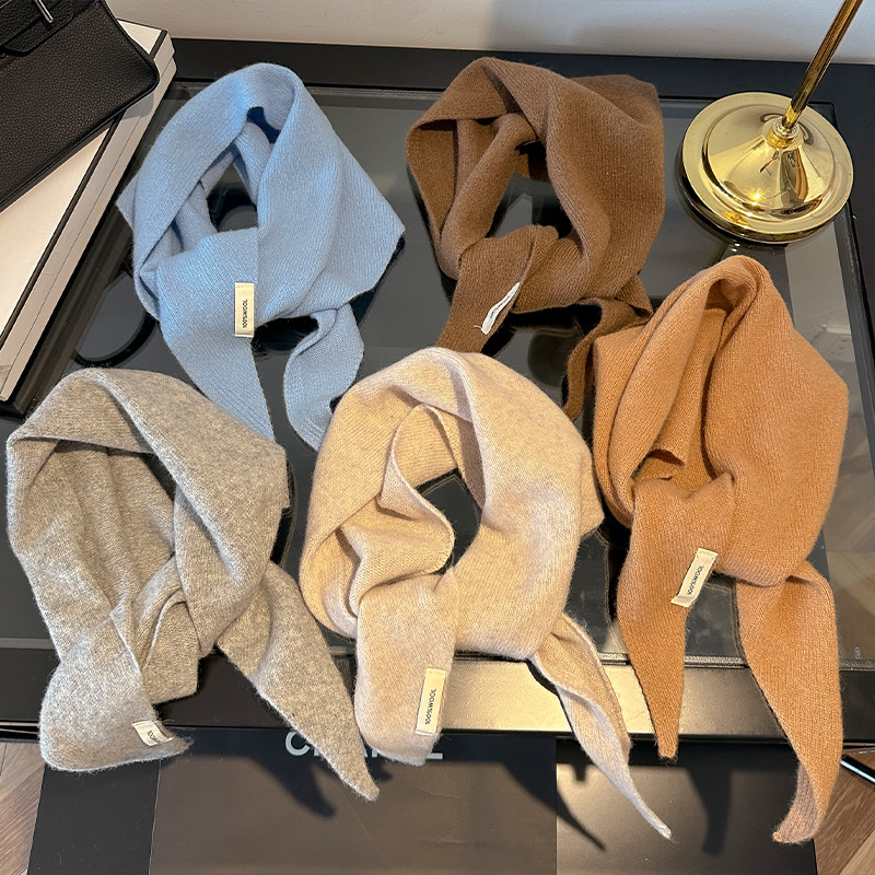 % 100 Yün Kore Tarzı Örme Üçge - Shawl Wrap Winter incelemesi ve fiyatı